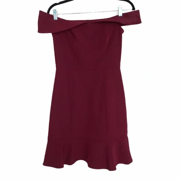gianni bini off the shoulder dress Gianni Bini Black Off-Shoulder Dress